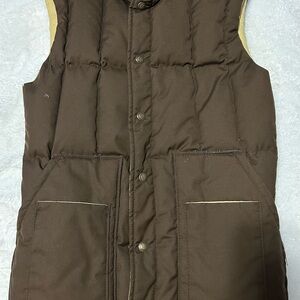 Women’s Brown Quilted Vest